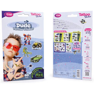 Afbeelding van Dude tattoo sticker set - 40 pcs / pack 1 Stuks [TY50271] - 01 TY50271 web