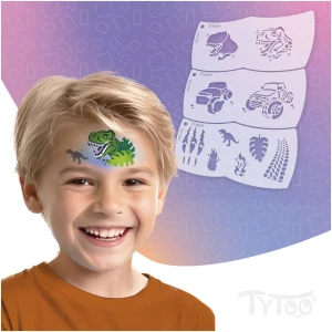 Afbeelding van Mosaic Face Painter Template - dinosaur - SUV - 3 pieces / package 1 Stuks [TY50561] - 01 TY50561 web