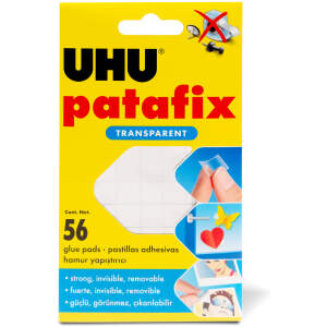 Afbeelding van Patafix Invisible plasticine glue - 56 pcs / pack 1 Stuks [U37155] - 01 U37155 web