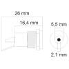Afbeelding van DC-aansluiting 5 Stuks [05155] - 02 05155 draw