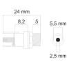 Afbeelding van DC-aansluiting 5 Stuks [05158] - 02 05158 draw