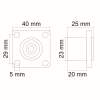 Afbeelding van Speakon-aansluiting 1 Stuks [05203] - 02 05203 web