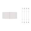 Afbeelding van 6P4C-koppeling 5 Stuks [05221] - 02 05221 draw