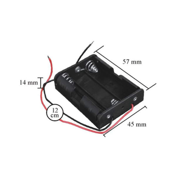 Afbeelding van Batterijhouder 10 Stuks [05344] - 02 05344 draw
