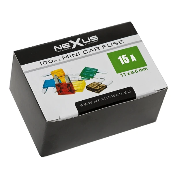 Afbeelding van Mini Steekzekering Pakket voor Auto, Boot, Motor – 25 Stuks [05365] - 02 05365 box front 1