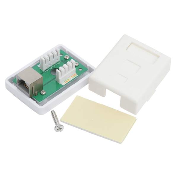 Afbeelding van Wandcontactdoos - 8P8C FTP Cat.5E 1 Stuks [05396] - 02 05396 web