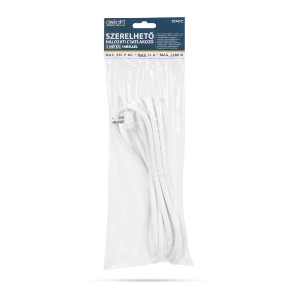 Afbeelding van Zelfmontage stekker – met 5 m kabel – 3 x 1,5 mm² – wit 1 Stuks [05941C] - 02 05941C web 2