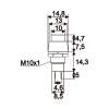 Afbeelding van Drukknopschakelaar 5 Stuks [09068PI] - 02 09068PI draw
