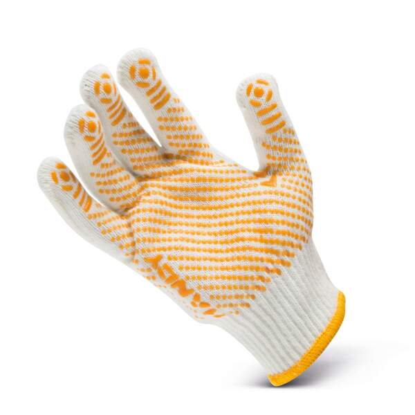 Afbeelding van Antislip katoenen handschoenen met gebreide pols 1 Stuks [11122XL] - 02 11122 web 5