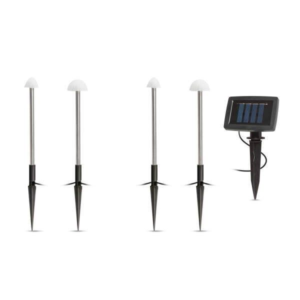 Afbeelding van LED-zonnelamp - 12 mini-paddenstoelen - veelkleurig - 28,5 cm x 4 cm 1 Stuks [11243B] - 02 11243B web