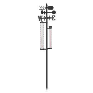 Afbeelding van Tuinweerstation - thermometer, regenmeter, windmeter - 145 cm 1 Stuks [11278] - 02 11278 web