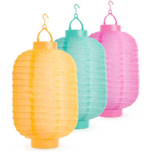 Afbeelding van Solarlantaarn - 3 kleuren - koelwitte LED - 21 cm 1 Stuks [11399G] - 02 11399G web