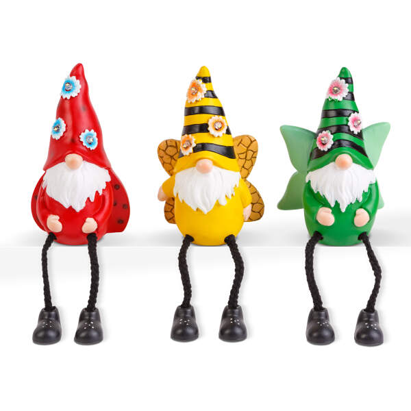 Afbeelding van Zonne-elfen met voeten - 3 soorten - 3 warmwitte LED's - 13,5 cm 1 Stuks [11428C] - 02 11428C web
