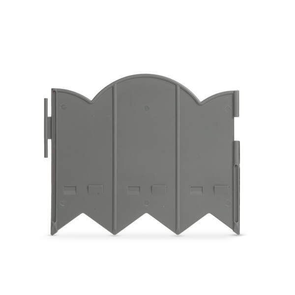 Afbeelding van Tuinborder / schutting - 20 x 17,5 cm - grijs - 12 stuks / verpakking 1 Stuks [11468M] - 02 11468M web