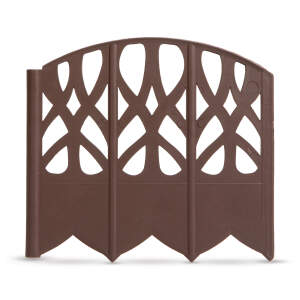 Afbeelding van Tuinborder / schutting - 16 x 15 cm - bruin - 20 stuks / pak 1 Stuks [11468N] - 02 11468N web