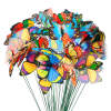 Afbeelding van Decoratieve vlinder - diverse soorten - 29 cm - kunststof 1 Stuks [11699] - 02 11699 web