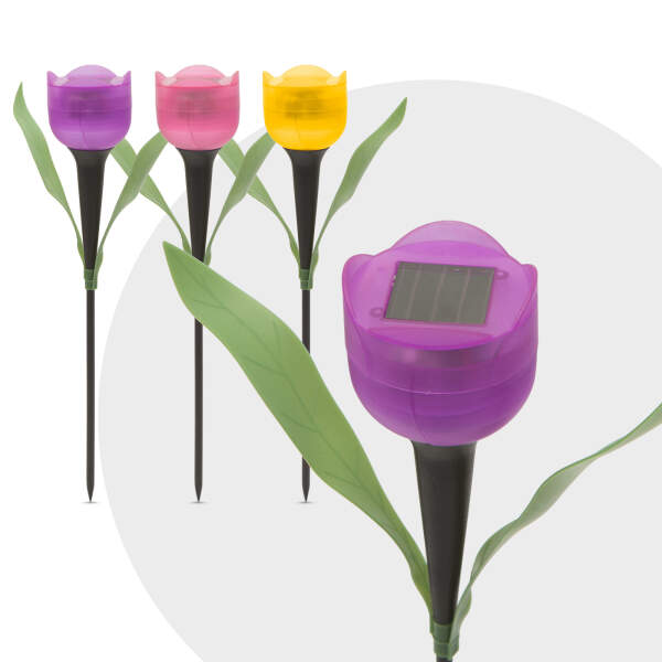Afbeelding van Zonne-energie aangedreven LED-tulpenlamp 1 Stuks [11703] - 02 11703 web