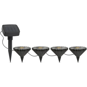Afbeelding van LED-zonnelamp - bloemen - kleurrijk - zwart - kunststof - 360 cm 1 Stuks [11732] - 02 11732 web