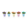 Afbeelding van Kunstplantdecoratie - in pot - 6 x 10 cm - 5 soorten 1 Stuks [11836] - 02 11836 web