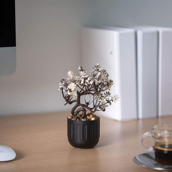 Afbeelding van Kunstplant decoratie - bonsai, bloempot - 12 x 17 cm - 4 soorten 1 Stuks [11860] - 02 11860 web