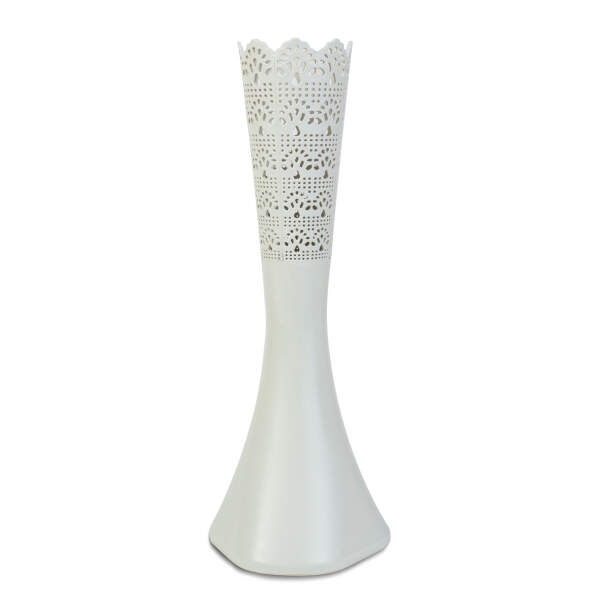 Afbeelding van Vaas - lasergesneden - wit - 40 cm 1 Stuks [11876] - 02 11876 web