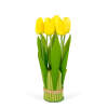 Afbeelding van Kunstplant decoratie - tulp - geel - 26 x 6,5 cm 1 Stuks [11897B] - 02 11897B web