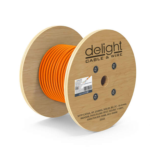 Afbeelding van Kabel SF/UTP Wandmontage Cat.6A (500m) BC - 4P 23AWG SOLID - Fluke pass 500 Stuks [20049] - 02 20049 web