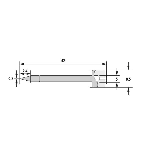 Afbeelding van Soldeerpunt met verwarmingselement - voor nummer 28025 - 2 stuks / blister 1 Stuks [28910D] - 02 28910D web