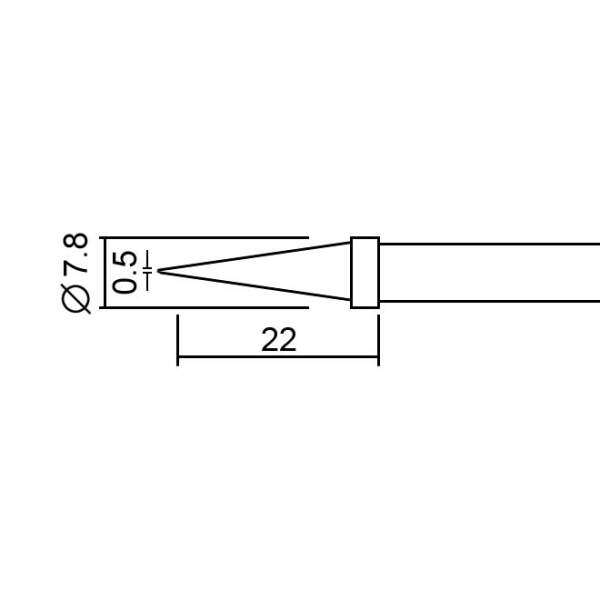 Afbeelding van Tip - 2 stuks / blister 1 Stuks [28932] - 02 28932 draw