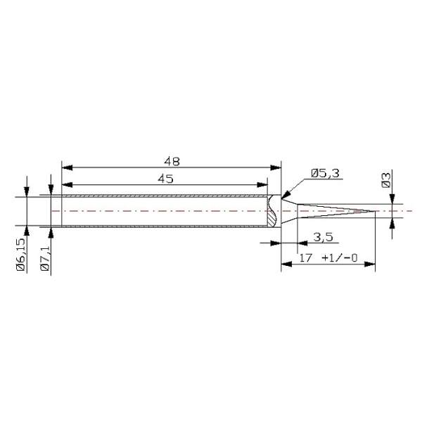 Afbeelding van Tip - 2 stuks / blister 1 Stuks [28942] - 02 28942 draw