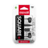 Afbeelding van Maxell square+ oordopjes - Type-c - 120 cm - zwart 1 Stuks [52041BK] - 02 52041BK web