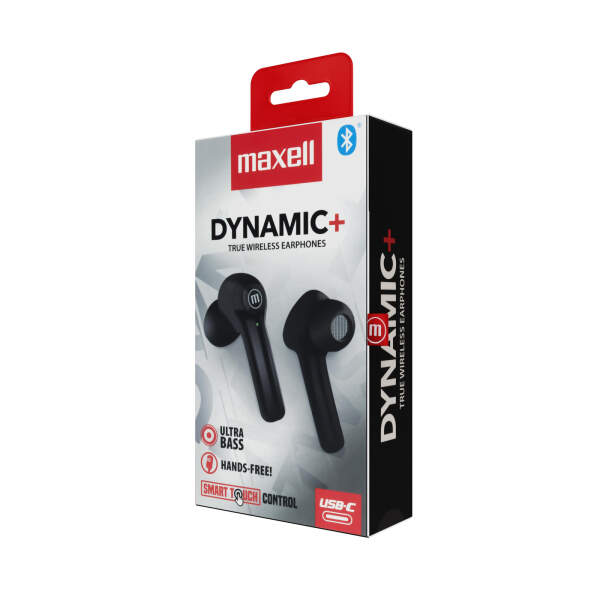 Afbeelding van Maxell BT Dynamic+TWS oordopjes - zwart 1 Stuks [52043BK] - 02 52043BK web