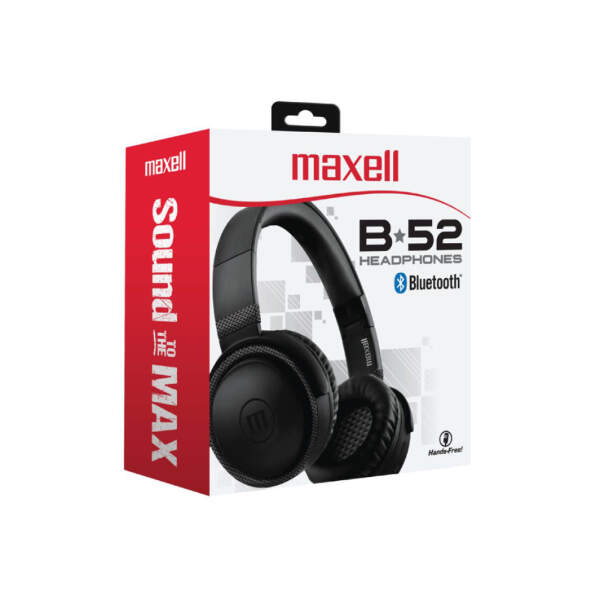 Afbeelding van Maxell HP-BTB52 hoofdtelefoon - zwart 1 Stuks [52046BK] - 02 52046BK web