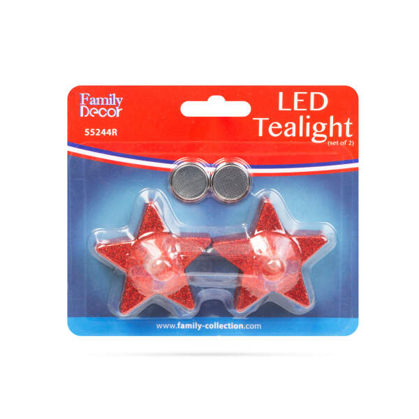 Afbeelding van LED-theelichtje 1 Stuks [55244R] - 02 55244R web