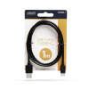 Afbeelding van USB-kabel Type-C - zwart - 1 m 1 Stuks [55550BK-1] - 02 55550BK 1 web