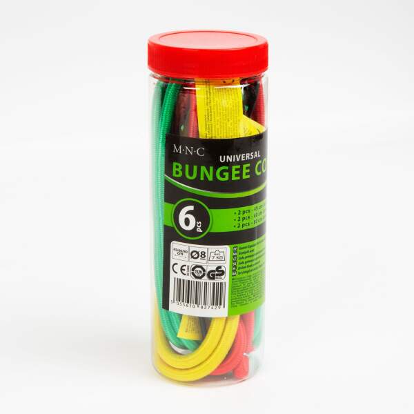 Afbeelding van Bungee-koordset - 2 stuks x 45 - 60 - 80 cm 1 Stuks [55713] - 02 55713 web