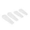 Afbeelding van Deurwigset - kunststof, wit - 4 stuks / verpakking 1 Stuks [56197] - 02 56197 web