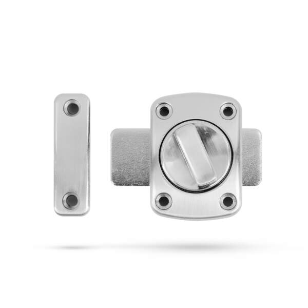 Afbeelding van Badkamerdeurslot - aluminium - 65 x 55 x 24 mm 1 Stuks [56240] - 02 56240 web