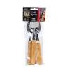 Afbeelding van Grilllepel - 4 stuks - met houten handvat 1 Stuks [56305C] - 02 56305C web