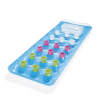 Afbeelding van Opblaasbaar drijvend matras - blauw - 188 x 71 cm 1 Stuks [56408B] - 02 56408B web