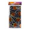 Afbeelding van Halloween tafelkleed - aluminium effect - 137 x 183 cm - pompoen, spinnenweb 1 Stuks [56542A] - 02 56542A web