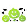 Afbeelding van Halloween fosforescerende raamdecoratie - pompoen - 29 x 16 cm 1 Stuks [56543A] - 02 56543A web