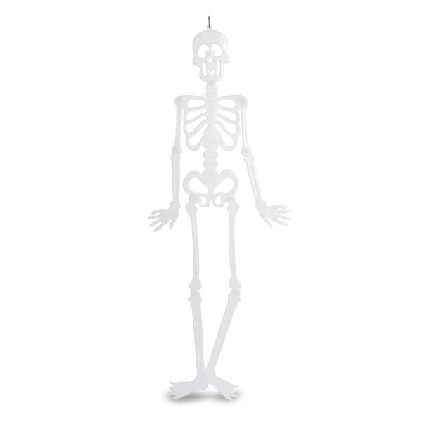 Afbeelding van Halloween fosforescerende decoratie - skelet - 90 x 40 cm 1 Stuks [56545B] - 02 56545B web
