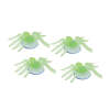 Afbeelding van Halloween fosforescerende decoratie - spin - met zuignap - 8 x 5 cm - 4 stuks / verpakking 1 Stuks [56546] -