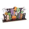 Afbeelding van Halloween houten plankdecoratie - "Happy Halloween" - 17 x 10 x 4 cm 1 Stuks [56554] - 02 56554 web