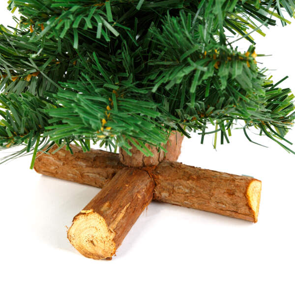 Afbeelding van Kunstden - met houten voet - mini - 30 cm 1 Stuks [58006] - 02 58006 web