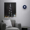 Afbeelding van LED-wandlamp - "Burj Khalifa" - 2 x AA, 38 x 48 cm 1 Stuks [58018J] - 02 58018J web