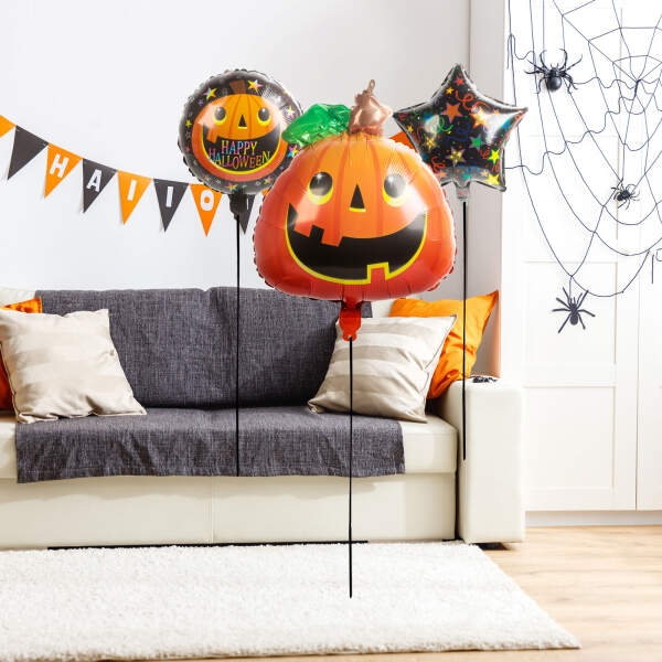 Afbeelding van Halloween ballonnenset - pompoen - 5 stuks / verpakking 1 Stuks [58080E] - 02 58080E web
