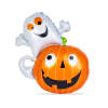 Afbeelding van Halloween ballonnenset - pompoen - 10 stuks / pak 1 Stuks [58080H] - 02 58080H web