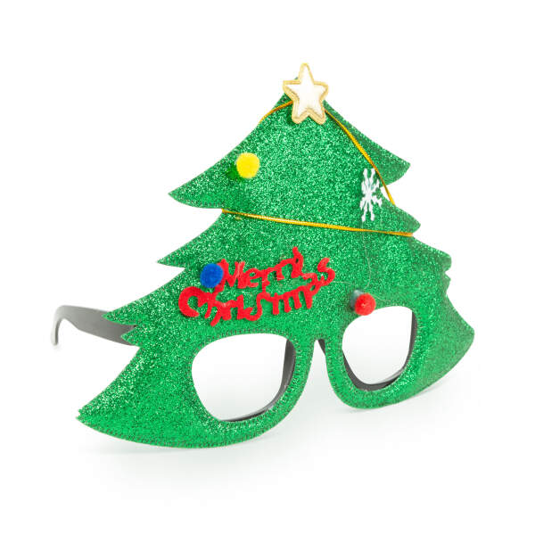 Afbeelding van Feestbril - Kerstboompatroon 1 Stuks [58083A] - 02 58083A web